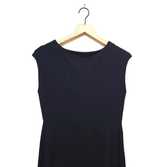 Banana Republic Navy Short Sleeve Minimalist Casual Midi Dress Sz PS - Picture 4 of 8